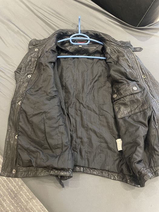 Кожено яке Armani Jeans размер М/50