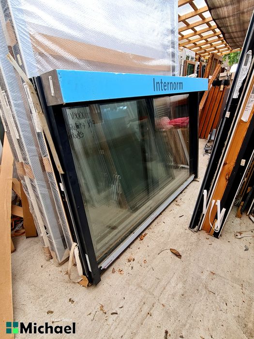 Tripan lemn,PANORAMIC ,  2.18 x h 1.40 ,FIX,Internorm,Austria( XXXVI)