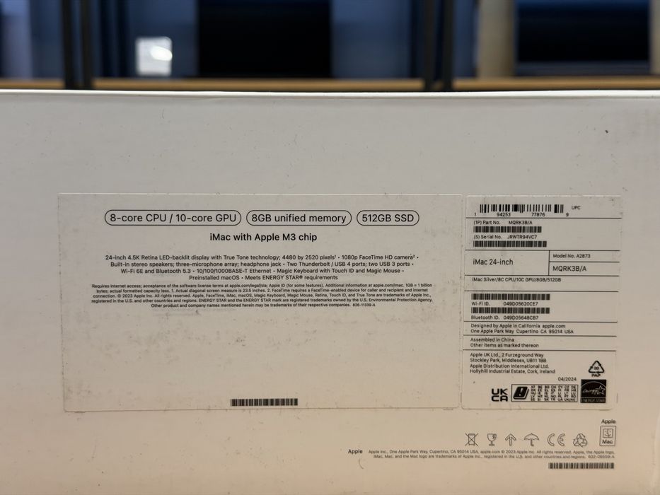 Apple iMac M3 | 8gb | 512gb | 24” | Моноблок