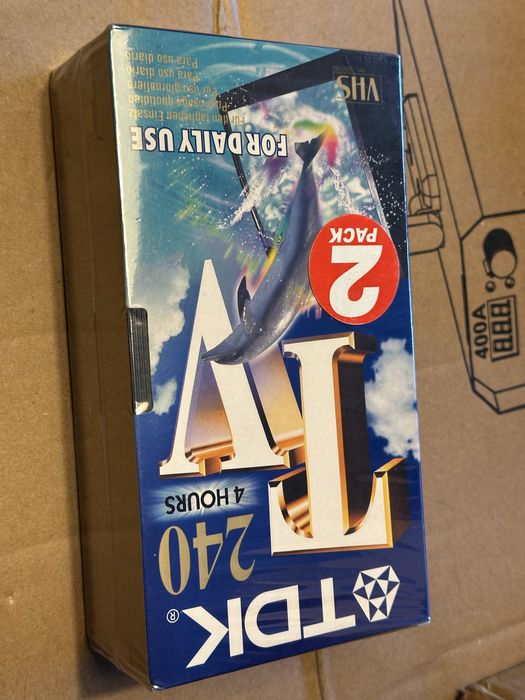 Видео касетки TDK 240 VHS нови
