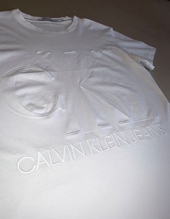 Мъжка бяла тениска Calvin Klein