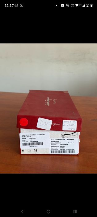 pantofi noi si autentici Salvatore Ferragamo din piele intoarsa