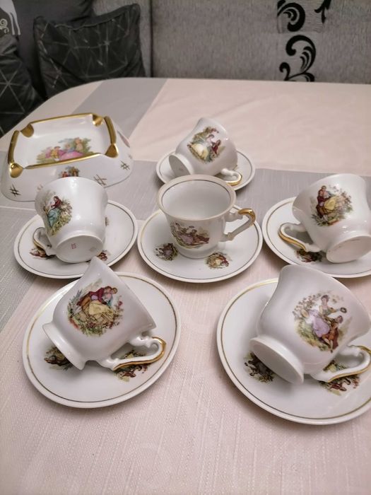 Красив гръцки сервиз за Кафе