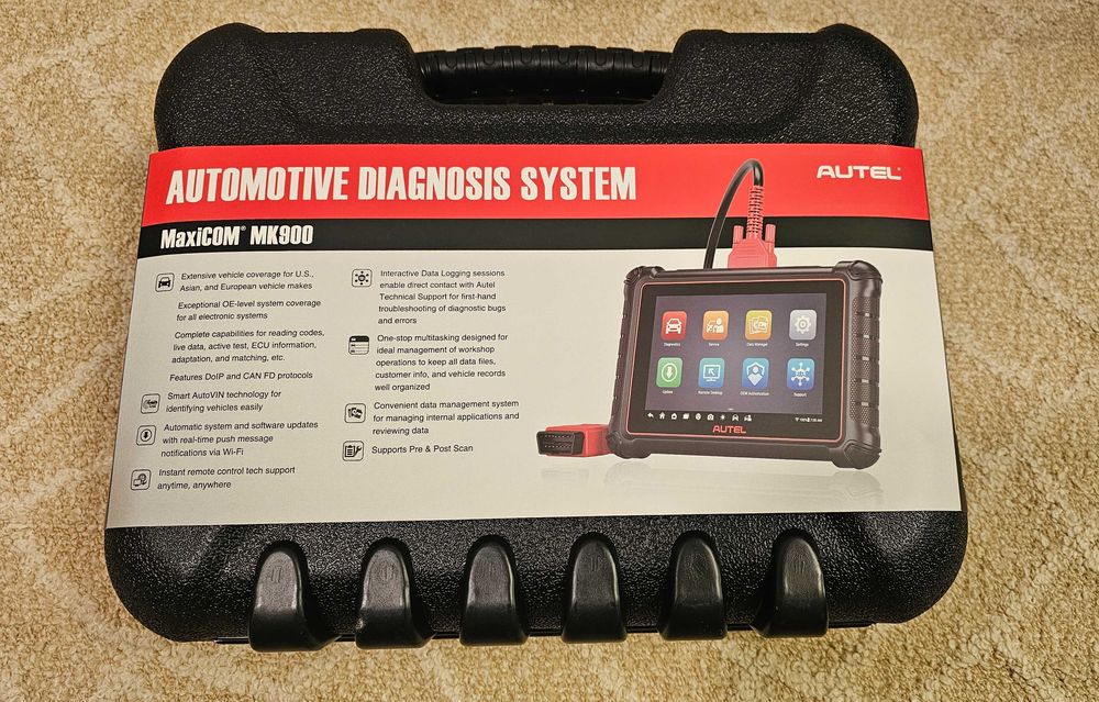 Diagnoza AUTEL MaxiCOM MK900, Active Tests, AutoVIN, DoIP, CAN FD