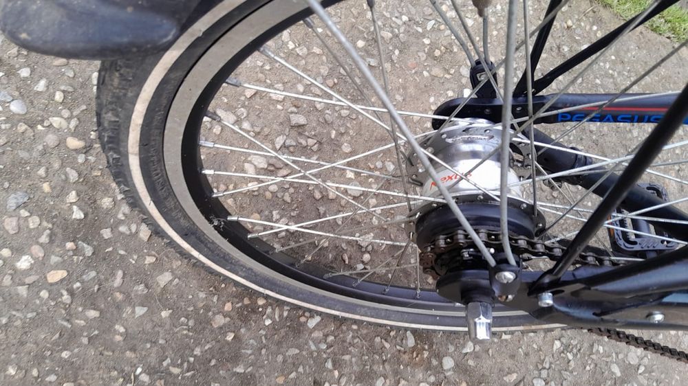 Bicicleta atb copii (5-9 ani) Pegasus, 20 inch,Aluminiu,7V Nexus,dinam