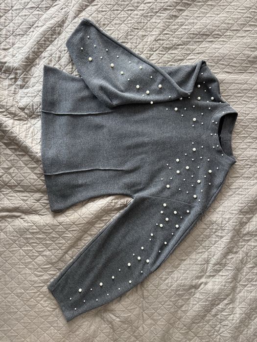 Дамска блуза Zara с перли – нова, размер M