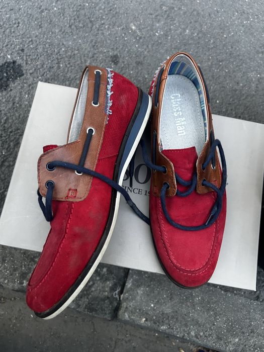 Mocasini piele intoarsa