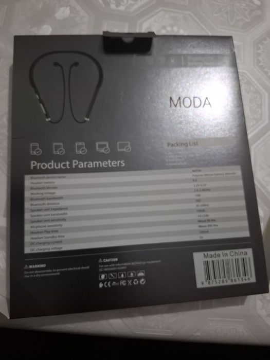 Aircon Wireless Headphone Neckband With Air Conduction Technology