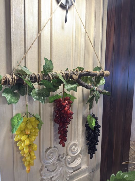 Декоративный виноград / искусственные гроздья — набор 14 штук