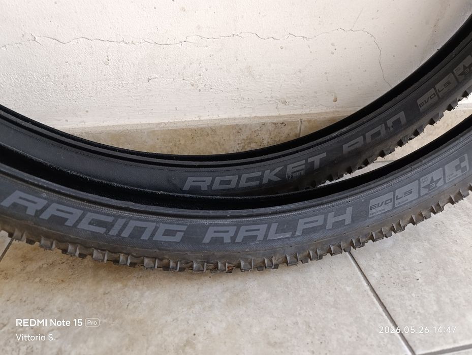 2 броя външни гуми за планински велосипед Schwalbe 29x2.25 MTB