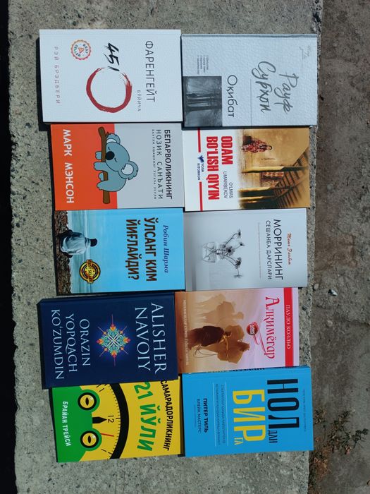 Kitoblar sotiladi bestseller arzon narxlarda Fargʻona