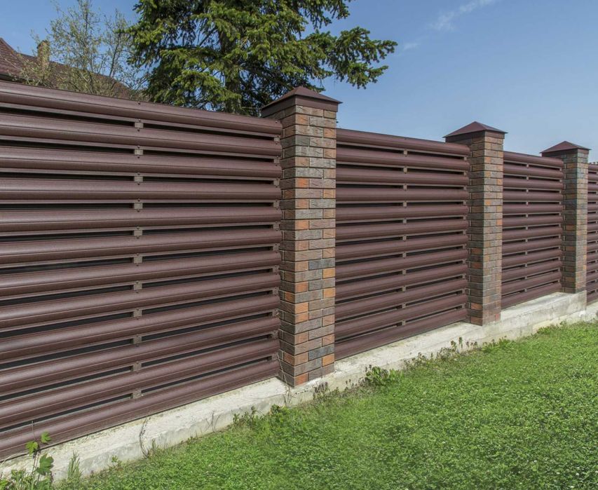 Металлоштакетник, евроштакетник с завода. Для забора. Низкая цена