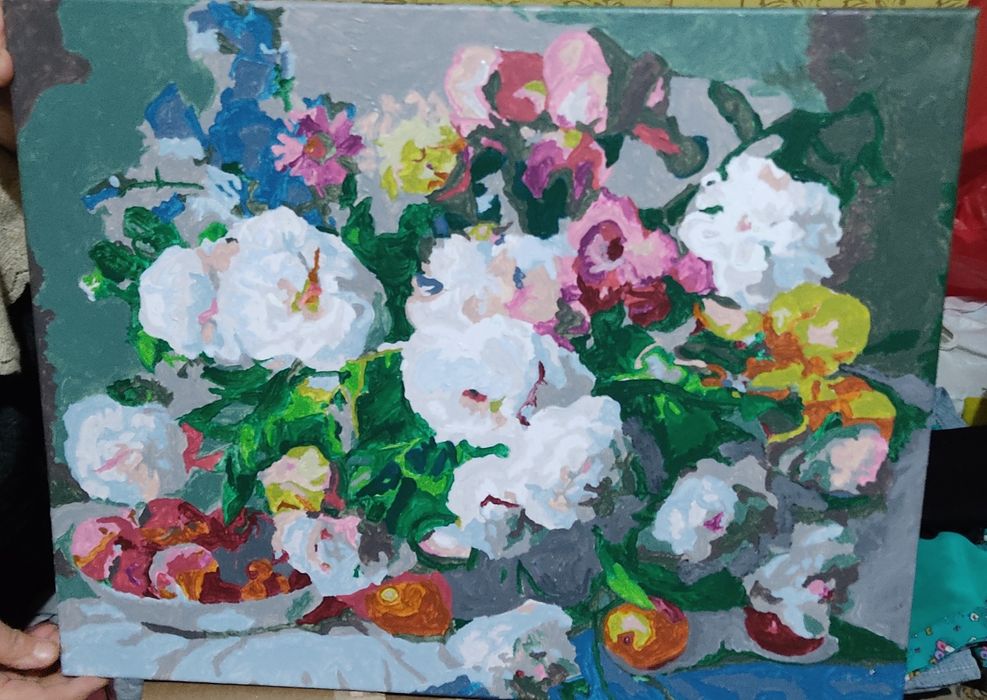 Картина по номерам на подрамнике.