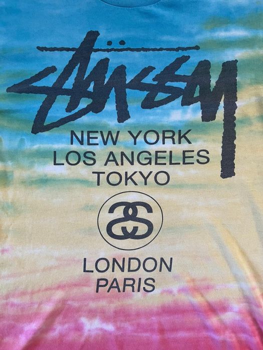 Tricou stussy multicolor