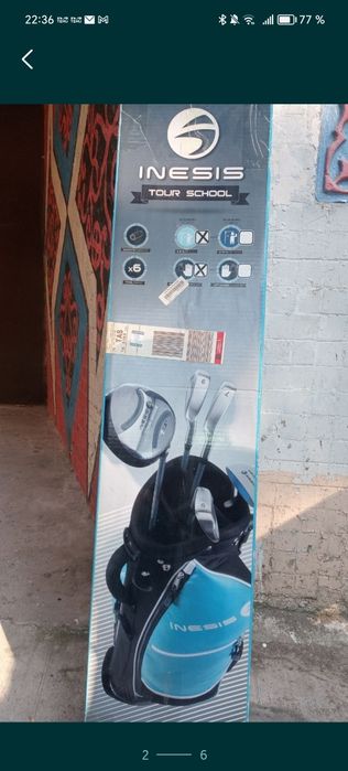 Профессиональный набор для гольфа INESIS tour school (для подростков)