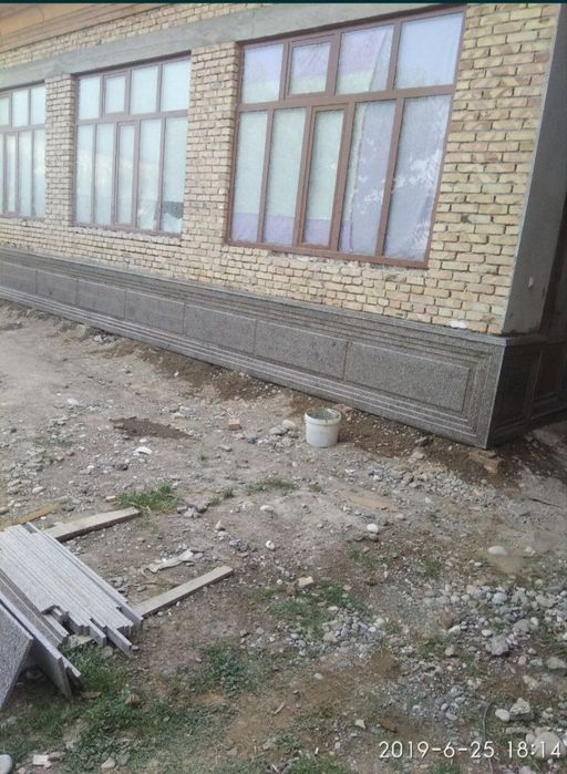 Izvestnyak korka granit miramir tabiiy toshlari pol va sokl uchun