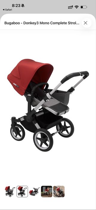 Коляска для двойни bugaboo donkey