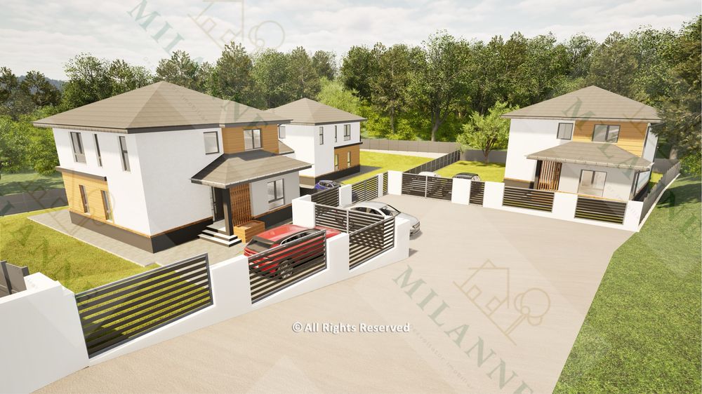 Loturi/teren cu Proiect Tehnic, Autorizatie si Utilitati 450-500 m2