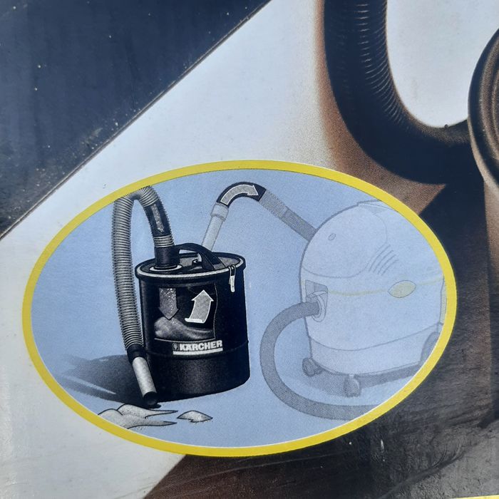 Karcher aspirator, recipient care trage funingine, frunze etc