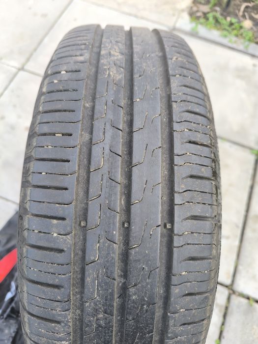 Set 4 anvelope de vara cu jante 195/65/R15 CONTINENTAL