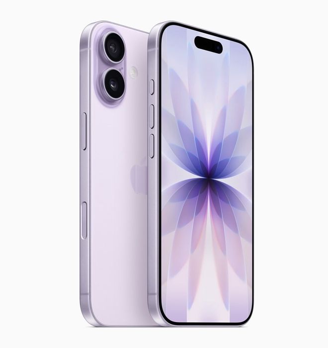 НОВ!!! Apple iPhone 17, 512GB, 5G, Lavender + подарък оригинален адаптер на Apple