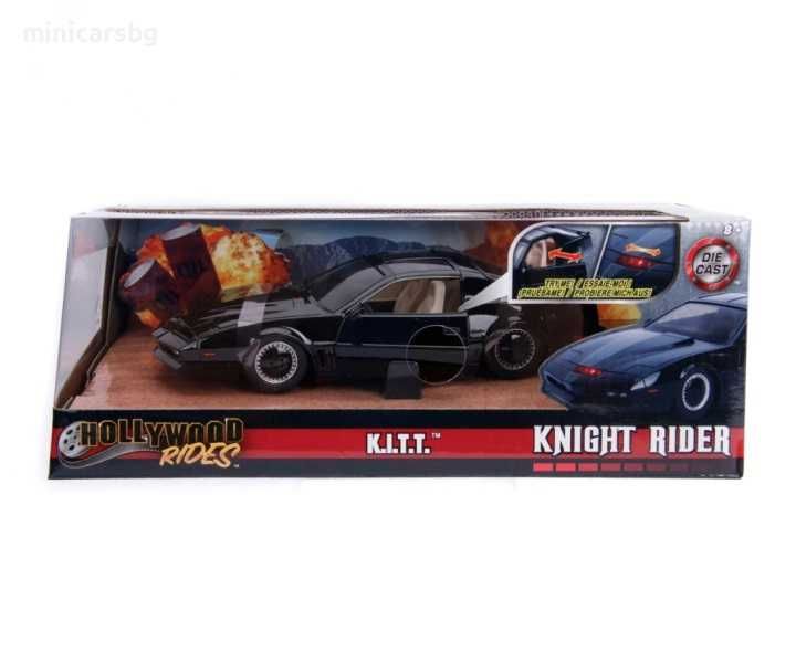 Метална количка Knight Rider K.I.T.T. – 1982 Pontiac Trans AM Jada