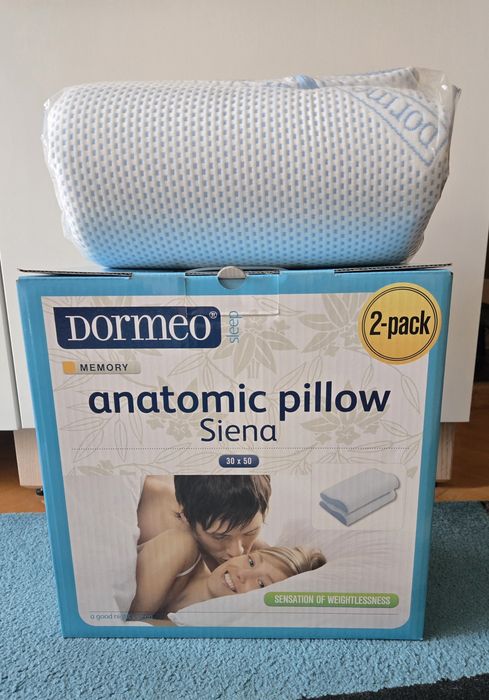 Pernă Dormeo Siena Pillow, anatomică, spumă cu memorie plus - 30x50 cm Nouă