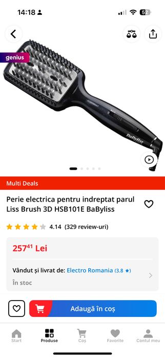 Vand perie electrica Babyliss