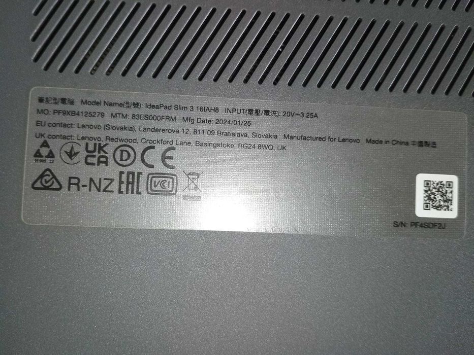Laptop Lenovo Ideapad 3, i5, 2.0-4.4 GHz, gen 12, 16 Gb, SSD512 (16IAH8)