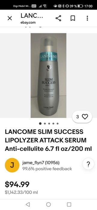 Ser anticelulită Lancome