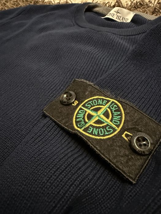 Stone island пуловер тъмносин