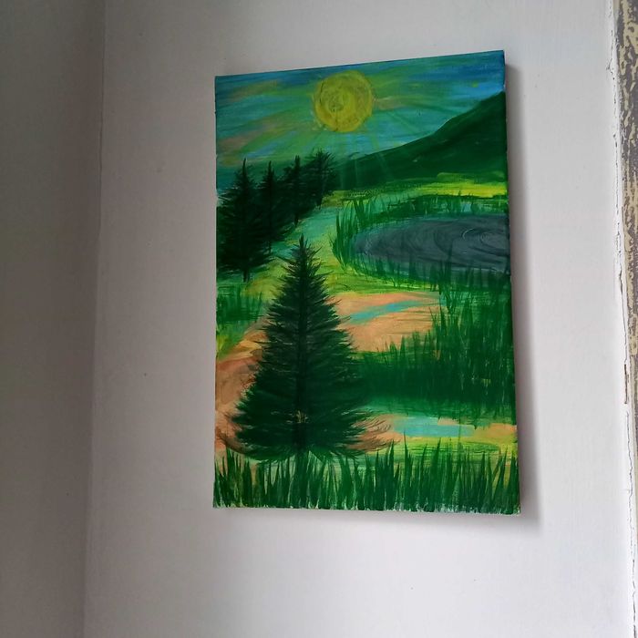 Рисувани картини в рамка