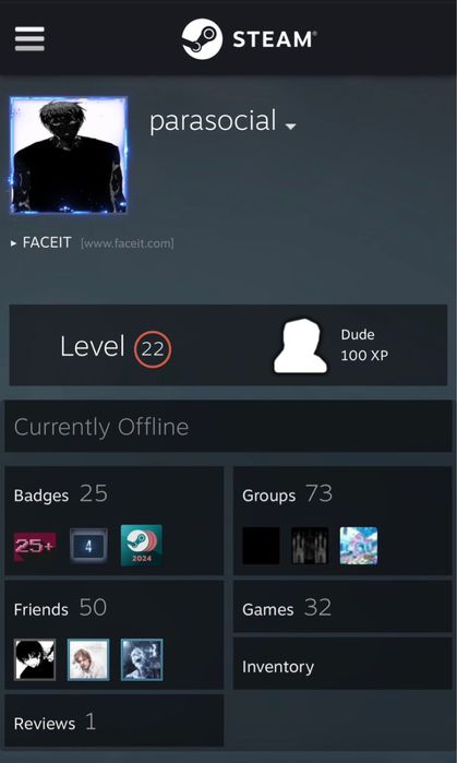 Фейсит Faceit 2841 эло + Прайм в кс2