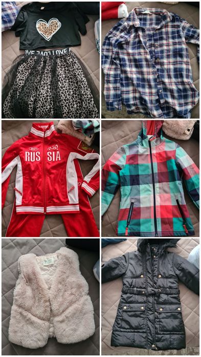 Продам пакет вещей для девочки 6-7 лет