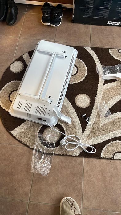 Smart glass panel heater 1500w