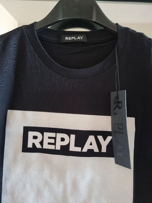 Tricou barbati Replay. Marimea M. Nou