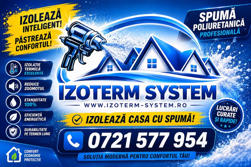 Izolatii cu spuma poliuretanică/pod/acoperiș-Firma Autorizată