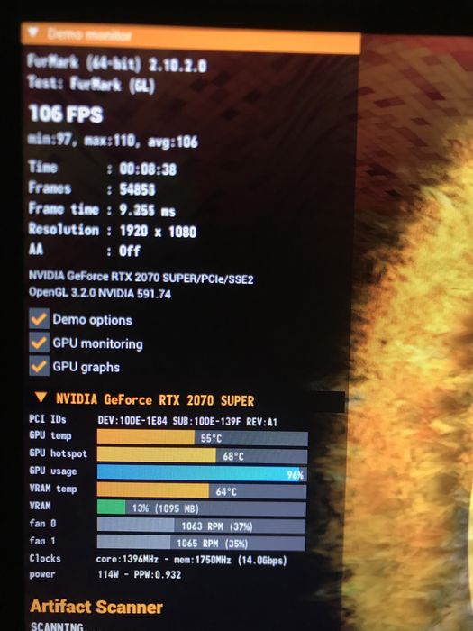 Galax GeForce RTX 2070 Super 8gb