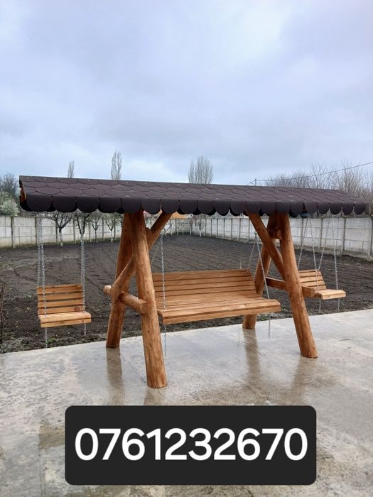 Mobilier rustic pentru exterior