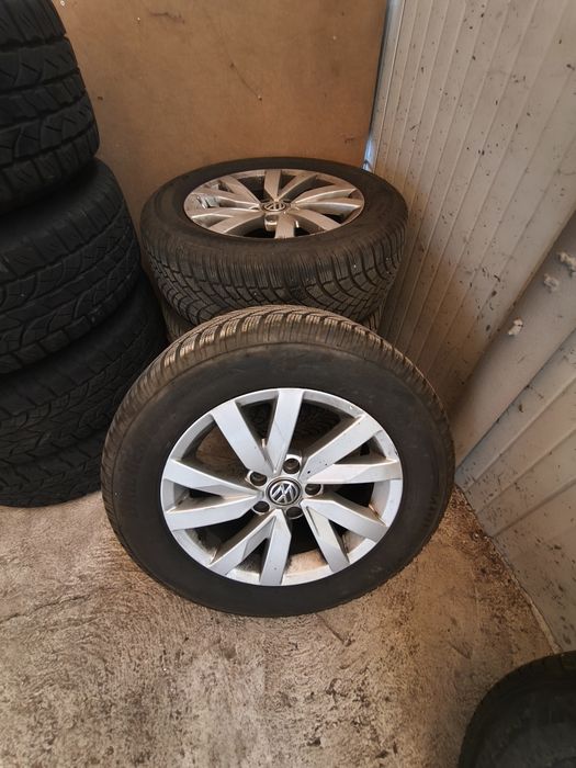 5 х 112/16" Оригинални джанти с нови гуми VW/Фолксваген