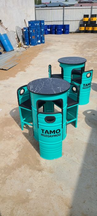 Мебель из бочек для ресторанов,для фудтраков,для кафе,для барбершопов,