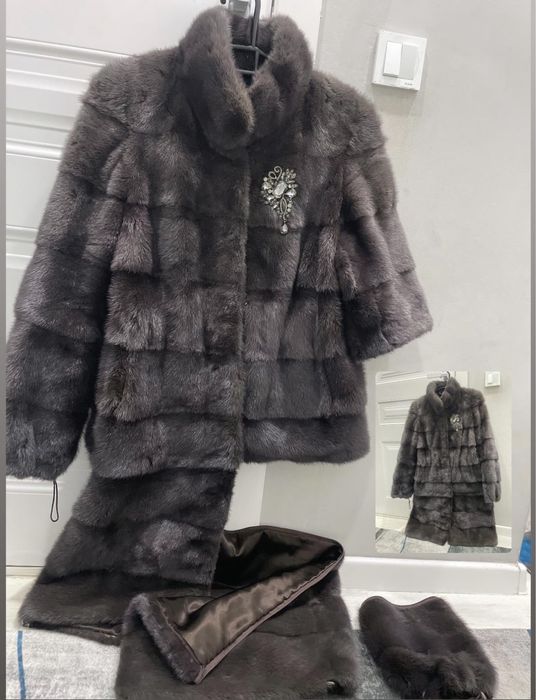 норковая шуба 44-46рр