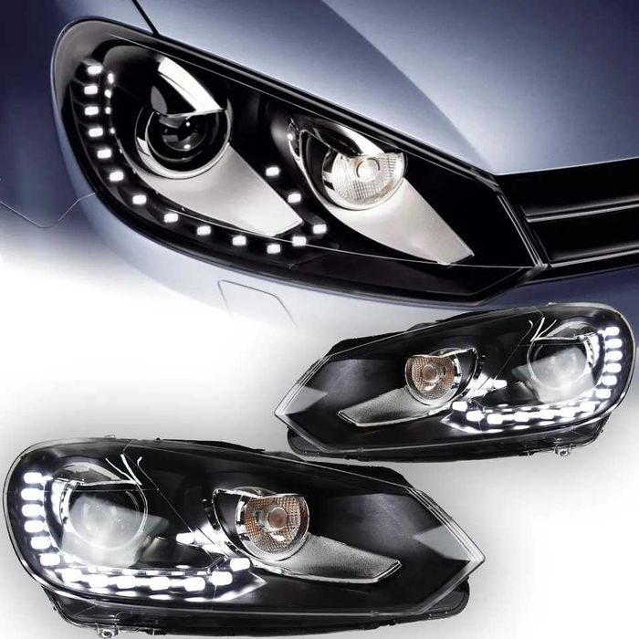 Чисто нови ЛЕД Фарове за vw golf 6 голф 6 LED diodni farove s lupi
