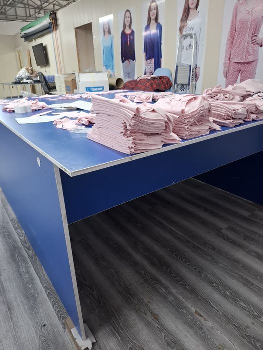 Кройный стол для фабрики