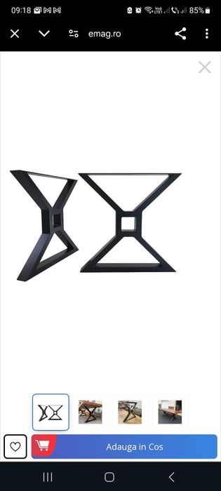 Set picioare pentru mese