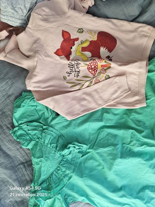 Пакет брендовых вещей 6-7 лет на девочку