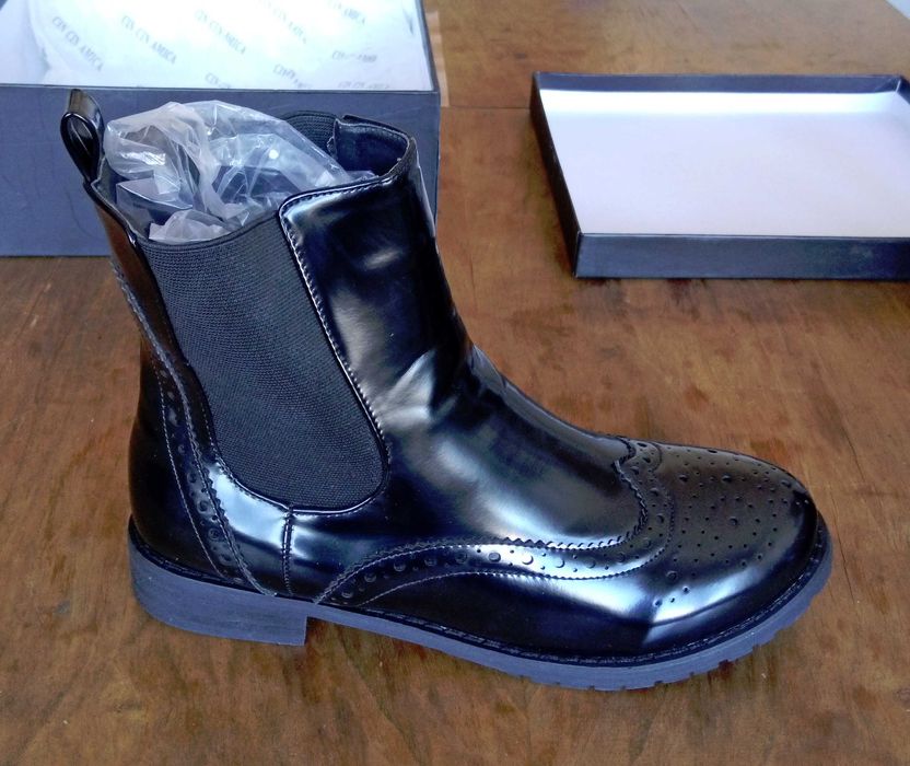 Нови Дамски Боти Женски Зимни Обувки Черни Ботуши