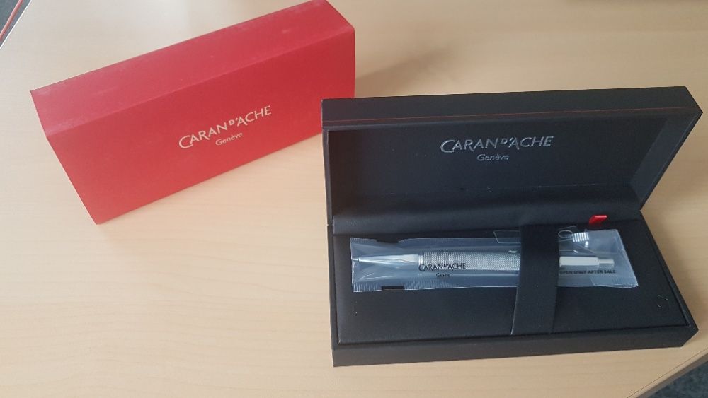 Creion mecanic Caran D'Ache placat cu argint şi rodiu - sigilat