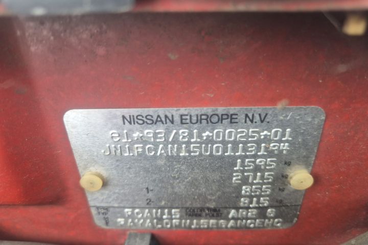 Bara fata Nissan Almera N15 (facelift)