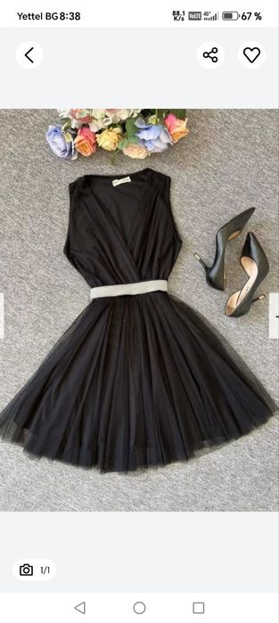 Елегантна рокля. Нова с етикет.Стилна и уникална